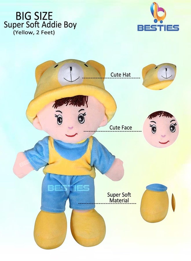 Glance Soft Toys Cute 'n' Hug Addie Boy 40 cm Stuffed Animal Kids Soft Toy Home Décor Boys/Girls/Baby (40 cm, Addie Boy (Soft Gudda) - Image 4